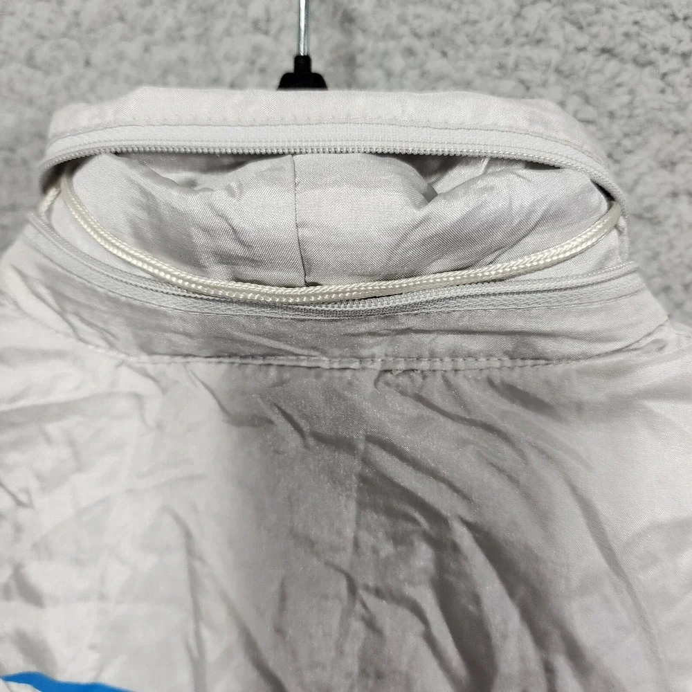 Addias AT&T Windbreaker Jacket Vintage Runners Hooded Logo Zip Lightweight Small